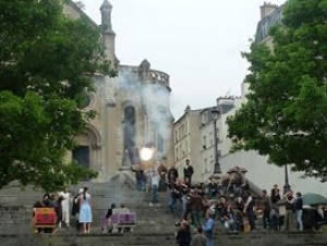 Photo d'un tournage éco-conçu à Paris