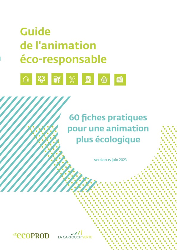 couverture du guide de l'animation éco-responsable