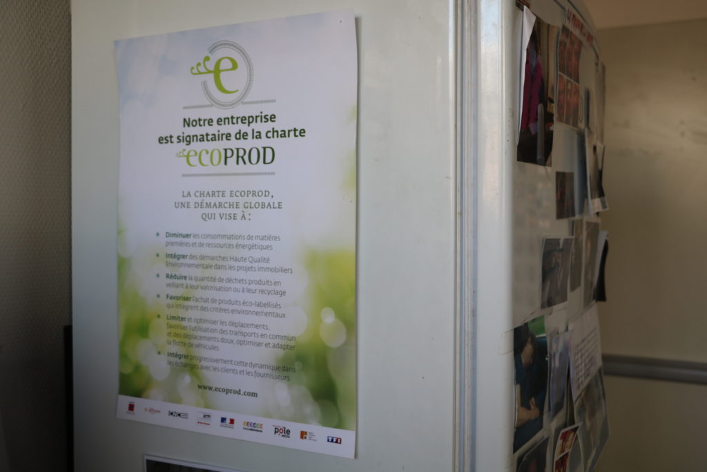 Charte ecoprod chez studio kremelin